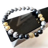 Larvikite Mix Bracelet