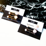 Rose Quartz & Pearl Hair Pins