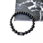 BLACK | Onyx Pave Crown Bracelet
